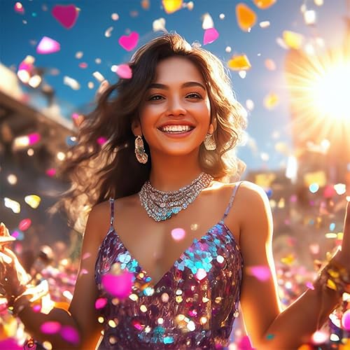 Sequins pour Couture, Kit de 240 Pièces Paillette Loisirs Créatifs pour DIY Bricolage Fabrication d'Artisanat Décoration Vêtement Mariage 15MM sequins loisirs créatifs sequins sequin bleu et rouge - Nail Gallerys