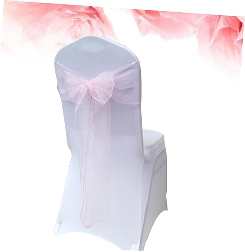 PACKOVE 10 Pièces Housse Chaise décorations Chaise d'hôtel châssis cérémonie Ruban Arc Accent chaises décoration Dossier Chaise Sangle Dossier Chaise - Nail Gallerys