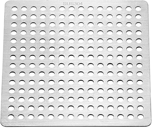 Couvercle de filtre de vidange en acier inoxydable pour salle de bain, buanderie, baignoire, cuisine, évier (12,5 cm) - Nail Gallerys