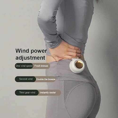 Petit ventilateur tourbillon à pince pour la taille et cou,Mini ventilateur portable silencieux sans pales à clipser,3 Vitesses réglables ventilateur à clipser,Ventilateur personnel mains libres (A) - Nail Gallerys