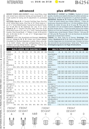 Butterick Patron de Couture Toile Blanche 6-8-10 - Nail Gallerys