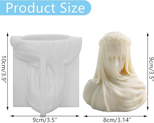 Moules à Bougies, Moules à Bougies En Silicone 3D, Forme De Bougie De Savon 3D Pour Femmes, Fournitures De Fabrication Bougies, Pour Fabrication De Bougie Parfumée, Savons, Figurine Famille - Nail Gallerys