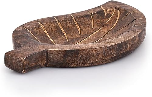 Indus Lifespace Plateau décoratif en bois pour servir des collations et des fruits - Nail Gallerys