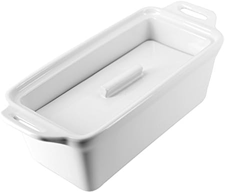 The Kitchenette - 2940450 Terrine à Couvercle Blanche, avec Presse, 600 GR - Nail Gallerys