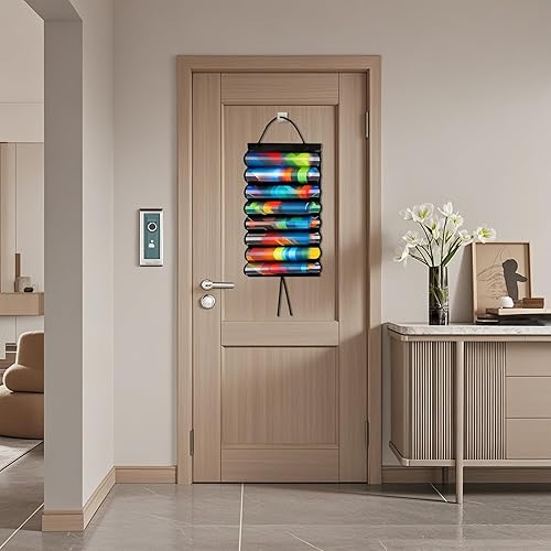 Card Game Mat Holder, 8-Mat Storage Organizer With Hook, Space-Saving Wall Mount Container For Bedroom, Dorm, RV, Living Room, Study, Picnic, Camping, Organized Game Setup, 21.06x15.55 In - Nail Gallerys