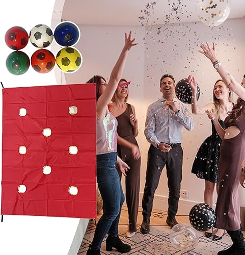 Jeu De Team Building avec Bâche À Trous - Jeux de Collaboration pour Apprentissage en Groupe,Défi Sportif pour Événements Scolaires, Parcs, Salle De Sport Et Jardin - Nail Gallerys