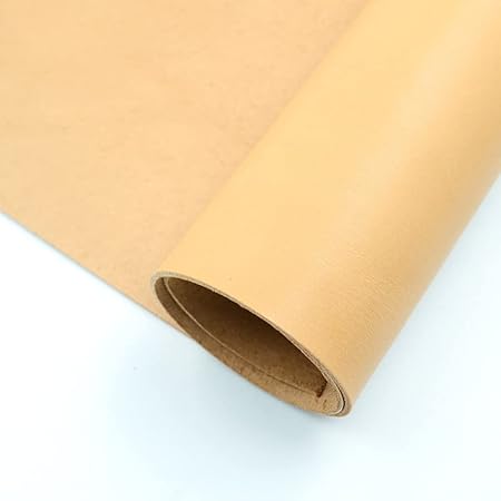 TONGRI Cuir de Vachette première Couche Cuir véritable épais Environ 2mm matériel pour Portefeuille Bricolage matériel Couleur Kaki - Nail Gallerys