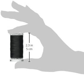 Gutermann Fil d'ameublement en Polyester Ultra résistant Noir 100 m - Nail Gallerys