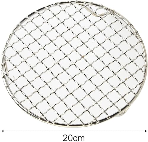 Yhenlovtt Grille de refroidissement ronde en acier inoxydable 201, grille de four polyvalente pour cuisine, pâtisserie, barbecue, 13 à 40,5 cm, grille de refroidissement ronde (13 cm) - Nail Gallerys