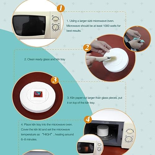 Four à micro-ondes pour fusion du verre, petit four pour faire fondre des bijoux, moule pour four à micro-ondes à la maison - Nail Gallerys