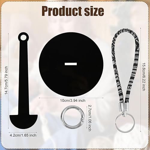 Porte-Fil de Poignet Portable avec Dragonne, Acrylique Porte-Fil de Bois et Anneau en Métal Mini Wrist Yarn Holder Empêche les Emmêlements et le Désalignement pour Fournitures de Tricot - Nail Gallerys