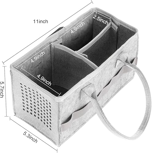 Chedin Sac for toniebox Tonie - Sac de transport avec poignée - Pour kit de démarrage Toniebox et figurine Tonies - Accessoires - Organiseur de protection pour plus de 30 figurines (gris + gris) - Nail Gallerys