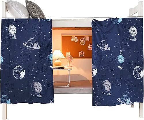 YJZQ Rideau de lit pour lit mezzanine, tente de lit, rideau classique, résistant à la poussière, rideau de lit, tente, lit d'enfant, lit superposé, chambre d'enfant, 1 pièce 1,2 m (H) - Nail Gallerys