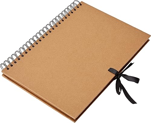 Artemio Album Photo pour Scrapbooking à Spirales A4 Kraft 23,5 x 3 x 30,5 cm - Nail Gallerys