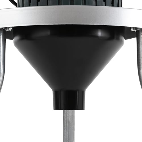 Moulin à céréales électrique avec support, moulin à maïs 50 l, entonnoir de 3,62 gallons, structure stable, dissipation rapide de la chaleur - Nail Gallerys