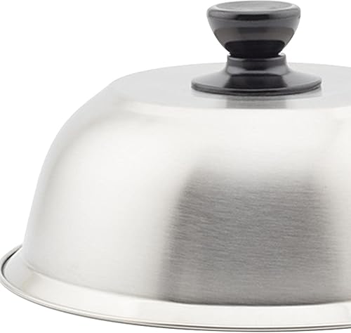 Générique Couvercle en Acier Inoxydable pour Poêle à Frire et Barbecue, 20CM - Nail Gallerys