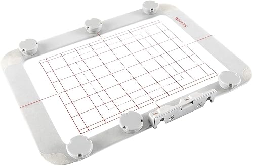 Sew Tech Cerceau à broder magnétique en métal pour Brother PE900 SE2000 PE800 SE1900 PE770 780D PE700 PC6500 Innovis 1250 700 et Babylock Accord BLR BLR2 (12,7 x 17,8 cm, SA444M) - Nail Gallerys