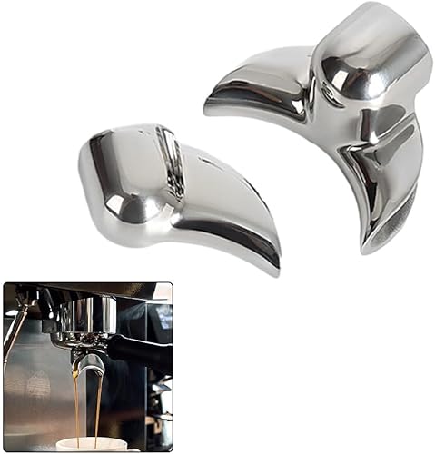 Lioaeust Buse porte-filtre à café, bec verseur 58 mm en acier inoxydable universel pour café (simple) - Nail Gallerys