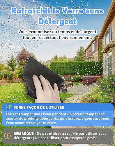 SOSALUK 5PCS Chiffon Magique 30x30cm Chiffon de Nettoyage Magique Épaissi en Microfibre Réutilisables Chiffon Magique Vitre sans Trace pour Verre Miroir Cuisines Voitures - Nail Gallerys