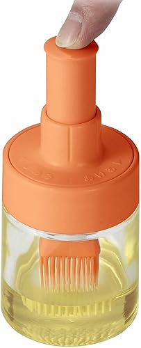 Bocal à Huile et Brosse en Silicone Orange ASVEL - Nail Gallerys