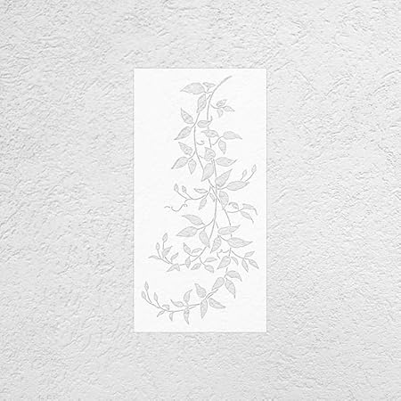 Pochoirs de feuilles de lierre de 96 cm pour murs - Modèles de décoration à peindre sur le mur - Peinture décorative réutilisable - S489 - Nail Gallerys