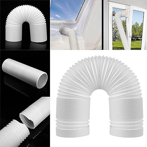 Tuyau Climatiseur Mobile, Tuyau Évacuation Climatiseur Mobile,Diamètre 150mm Tuyau Pour Climatiseur en PVC Flexible Tube De Ventilation (Ø150mm,2m) - Nail Gallerys