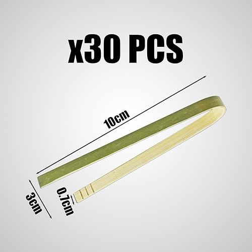 Lot de 30 pinces en bambou, petites pinces, ustensiles de cuisine, pinces en bambou, pinces à toast, ustensiles de cuisine, pinces à grille-pain pour cuisiner des toasts - Nail Gallerys