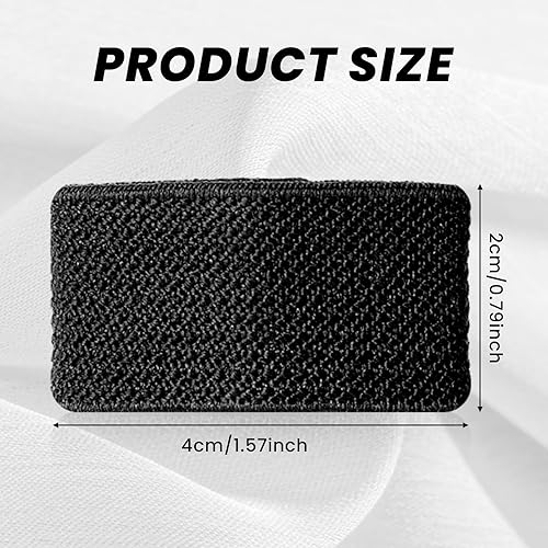 Tucnoeu Lot de 10 passants de ceinture élastiques en nylon pour sécuriser les ceintures, sacs à dos, écharpes Noir - Nail Gallerys