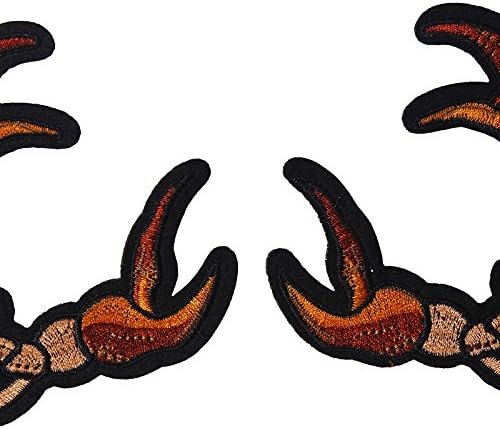 1 paire de patchs en dentelle motif scorpion pour broderie, autocollants, travaux manuels, couture, accessoires pour bricolage - Nail Gallerys