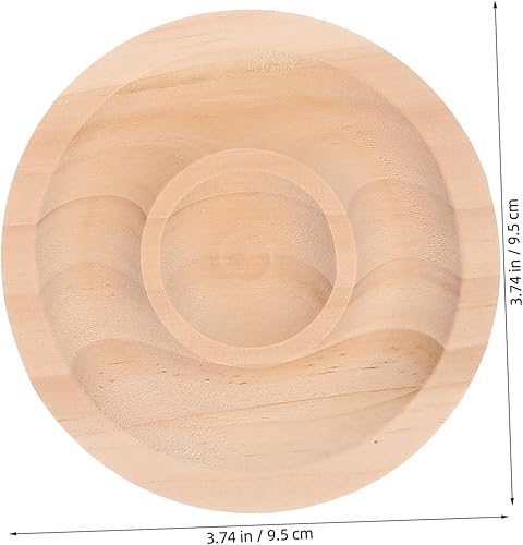 DIYEAH 4 Pièces Plateau à Bijoux En Bois Pour Afficher Planche Bracelets Conception Affichages Bac à Bijoux Perlé Fournitures Porte-clés Bricolage Étiquettes De Bracelet Beige - Nail Gallerys