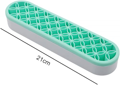 Porte-pinceaux en silicone - Organisateur pour pinceaux de peinture, travaux manuels ou outils de couture - Support de séchage - Support de stylo diamant polyvalent pour la couture et les outils - Nail Gallerys