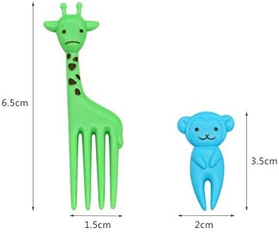 U/R Lot de 20 mini fourchettes à fruits, cure-dents pour enfants, cocktails, apéritifs, fruits, desserts, accessoires de fête, pics à fruits, bento, aliments pour fruits, boîtes à lunch, accessoires - Nail Gallerys