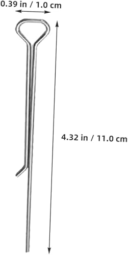 PartyKindom 12 Pièces Porte-mèche De Bougie Fixation De Mèche De Bougie Centreur De Mèche De Bougie Porte-mèches pour La Fabrication De Bougies Pince à Mèche De Bougie Silver Acier Carbone - Nail Gallerys