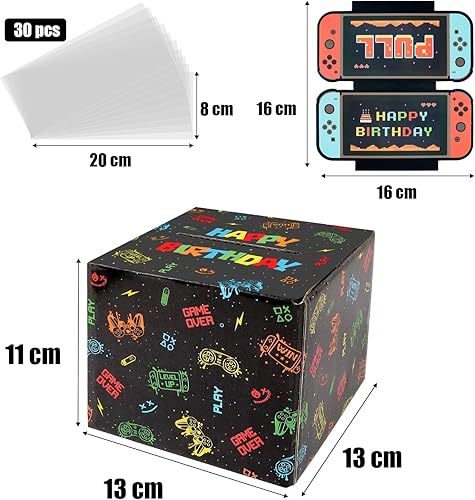 BETESSIN Tirelire Urne Anniversaire Boîte Cadeau en Argent Boîte Surprise en Espèces Pull Money Box pour Les Amateurs de Jeux - Nail Gallerys