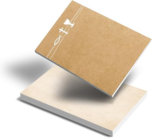 Logbuch-Verlag Lot de 20 petites cartes de communion religieuse chrétienne avec symbole de calice et croix 7,4 x 10,5 cm DIN A7 - Nail Gallerys