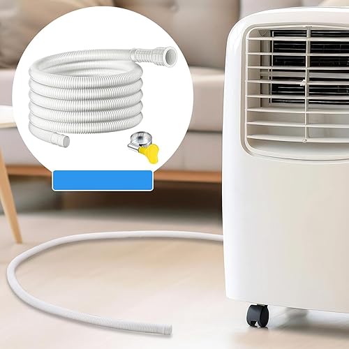 Tuyau De Vidange Kaxenig, Polyéthylène Et Caoutchouc, 6 Mètres, Blanc, 1 Unité, Pour Déshumidificateurs, Climatiseurs, Lave-vaisselle Et Machines À Laver Semi-automatiques - Nail Gallerys