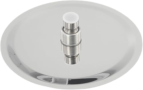 Eawfgtuw Pommeau de douche à effet pluie, grand pommeau de douche fixe de 20,3 cm, pommeau de douche haute pression en acier inoxydable 304, tête pivotante réglable, aspect miroir, installation facile - Nail Gallerys