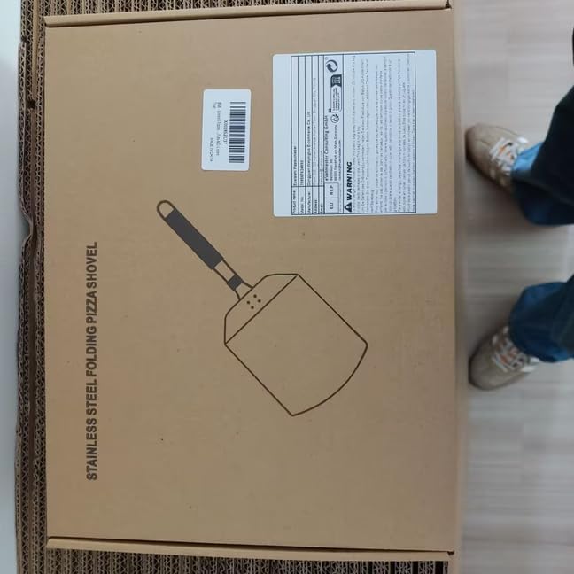 Pelle à Pizza en Acier Inoxydable avec Manche Pliable + Coupe-Pizza Ronde | Accessoires pour Four à Pizza, Pâte, Cuisson - Nail Gallerys