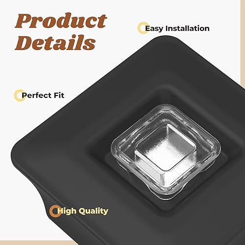 Xinafan Couvercle de rechange pour Blendtec Commercial 40-310 avec capuchon central, pièce de rechange pour blendtec Wildside Jar Accessoires pour Blendtec - Nail Gallerys
