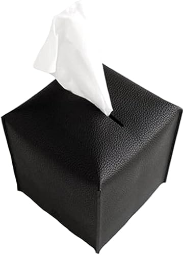 Porte-Couvercle de boîte de mouchoirs en Papier, carré en Cuir PU Distributeur de Papier en Rouleau pour comptoir de vanité de Salle de Bain, Tables de Nuit, décoration de Voiture de Bureau, Rose - Nail Gallerys