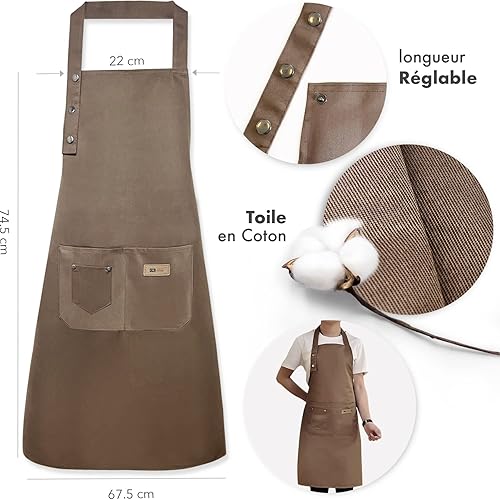 Banneton à Pain pour Pain Maison(Taille Améliorée 2023).Tablier de Cuisine en Coton.Coupe Pâte.Sac de Rangement en Lin.Lame de Boulanger. Mélange Pâte en Acier Inoxydable.Accessoire Boulanger - Nail Gallerys