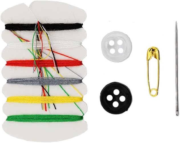 FWEFVGJI Lot de 100 sacs à couture jetables, aiguille à fil simple, fournitures d'hôtel, sac de couture de voyage - Nail Gallerys