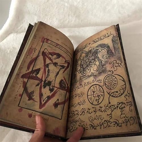 Necronomicon Evil Dead Book | Notebook Sur Le Thème De L'horreur Sombre Inspiré Des Accessoires De Films | Livre De Décoration De Cérémonie De L' Portable Pour Les Fêtes D'Halloween, Le Salon Ou - Nail Gallerys
