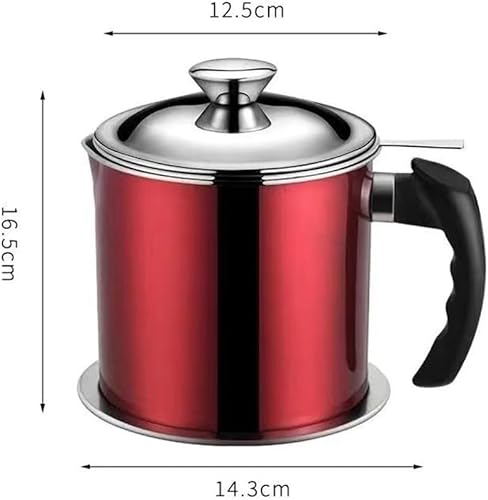 Zoegneer Petite friteuse japonaise en acier inoxydable avec couvercle et filtre (vert) - Nail Gallerys