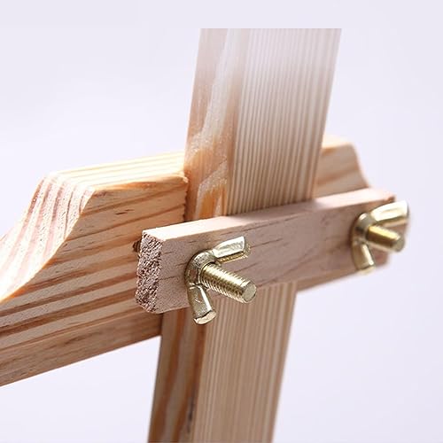 Grand chevalet d'artiste professionnel - Support réglable en toile pour enfants et adultes - Chevalet de studio - Chevalet en bois pour peinture, croquis, mariage, exposition - Nail Gallerys