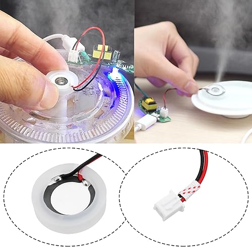 Create idea 10 Disques de Brumisation Ultrasoniques en Céramique de 20 Mm avec Joint D'étanchéité Et Fil 1,70 MHz pour Humidificateur Domestique - Nail Gallerys