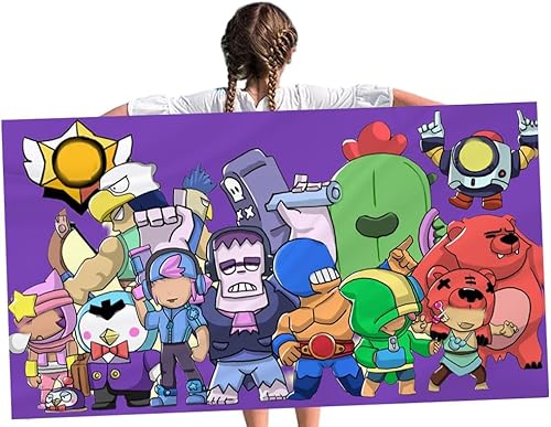 EPXOIQC Serviette De Plage Anime, Serviette de Plage Garçons, Wilderness Serviette, Serviette de Plage en Microfibre, Serviette de Sport Plage, Natation, Yoga, Sauna - Nail Gallerys