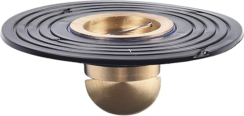 Bouchon anti-refoulement de sol de douche, noyau de vanne de vidange en silicone anti-odeur pour évier de cuisine et salle de bain (noyau blanc-cuivre) - Nail Gallerys