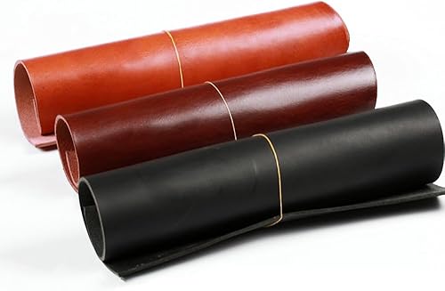 QIUMING 3/4mm d'épaisseur en Cuir de Vachette tanné végétal véritable Gaine/Ceinture Artisanale en Cuir Pleine Fleur - Nail Gallerys