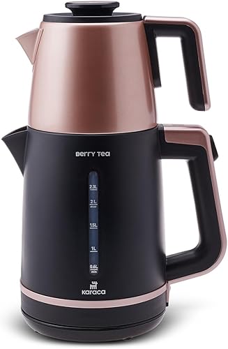 Karaca Berry Tea Machine à thé 2 en 1, XL, rose noire - Nail Gallerys